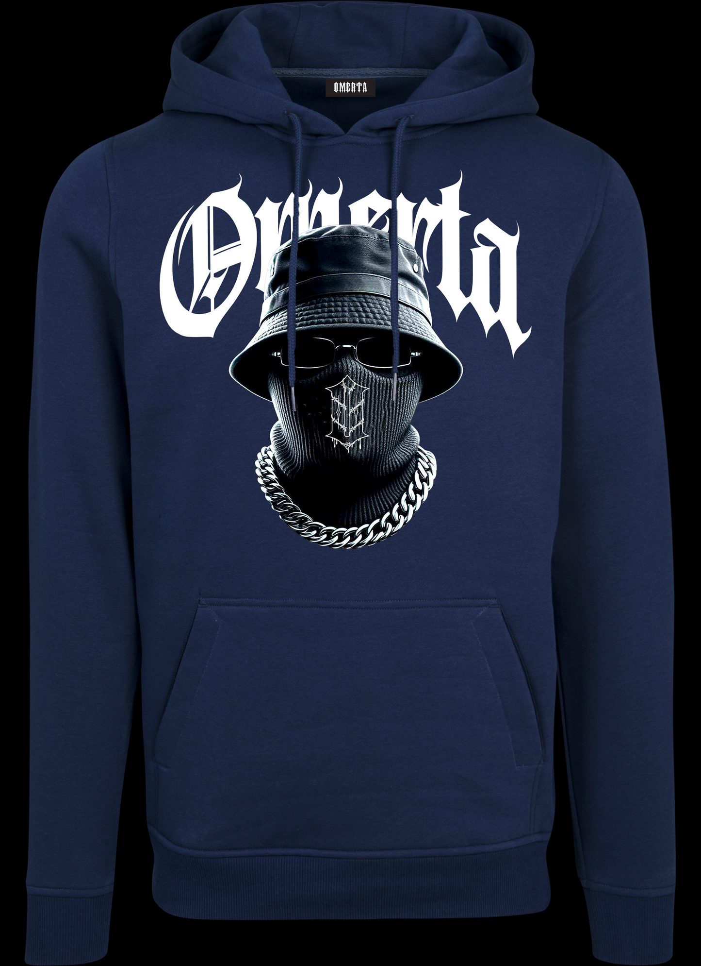 OMERTA HOODIE MASK NAVY BLUE