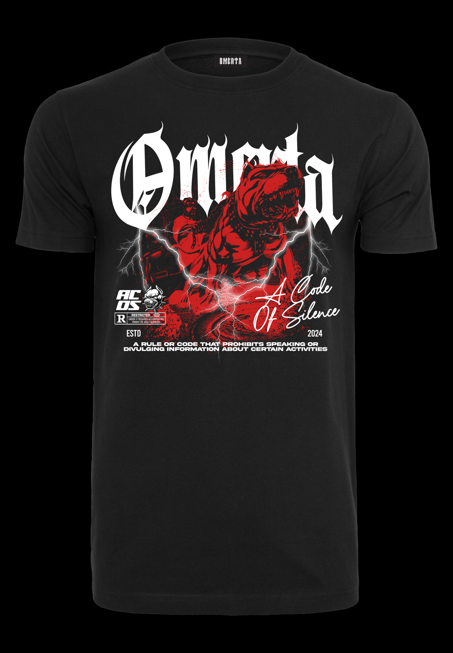 OMERTA T SHIRT DOG